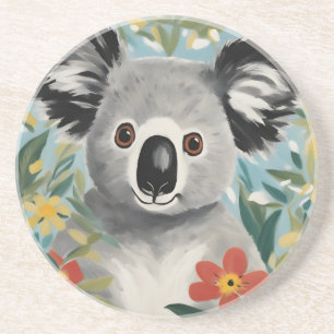 Dessous De Verre En Grès Peinture Koala