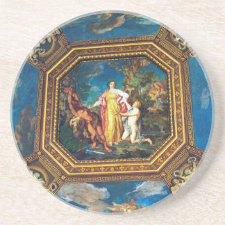 Dessous De Verre En Grès Peinture murale dans le musée de Vatican