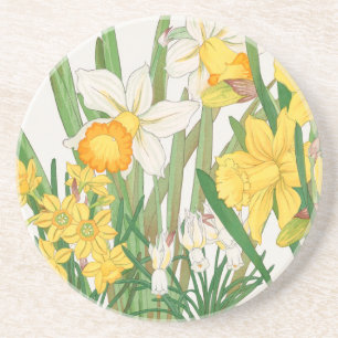Dessous De Verre En Grès Peinture sur bois de narcisse, Tanigami Kônan, 191