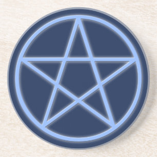 Dessous De Verre En Grès Pentacle de Falln Pagan