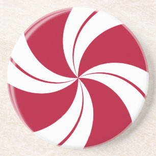 Dessous De Verre En Grès Peppermint