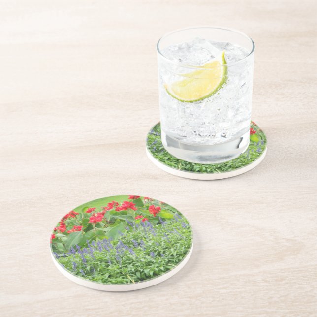 Dessous De Verre En Grès Personnalisé (Côté)