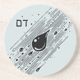 Dessous De Verre En Grès Peste sanguine pour Seder