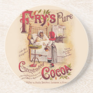 Dessous De Verre En Grès Petit Chaperon Rouge au Cacao