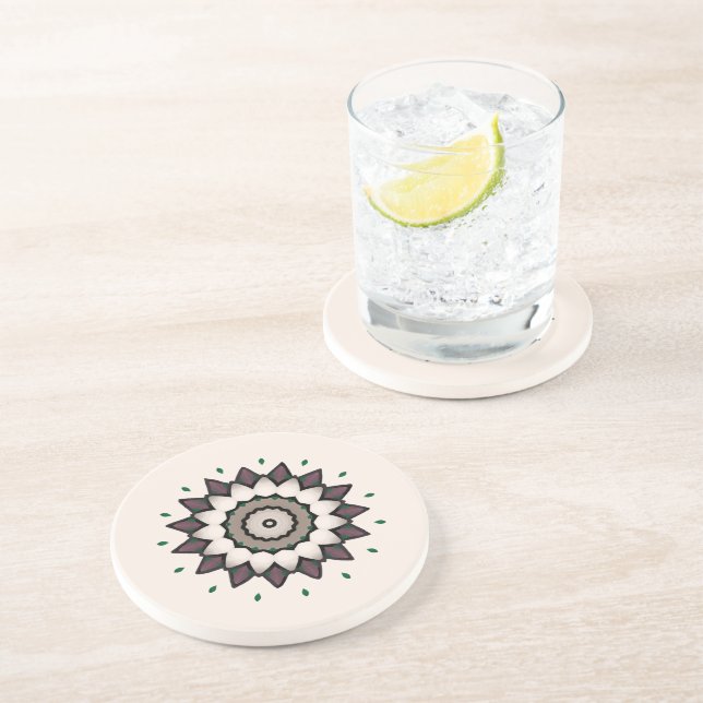 Dessous De Verre En Grès Petite impression Coffee Star (Côté)