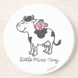 Dessous De Verre En Grès Petite Miss Tiny Vache équitation