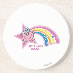 Dessous De Verre En Grès Petite Mlle Lucky Arc en ciel