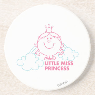 Dessous De Verre En Grès Petite Mlle Princesse   Tête Dans Les Nuages