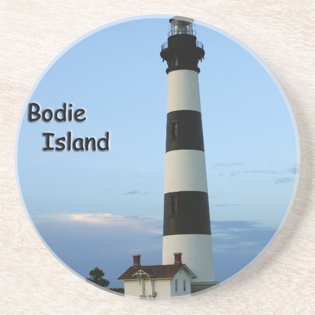 Dessous De Verre En Grès Phare d'île de Bodie (Devant)