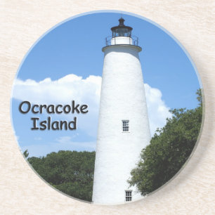 Dessous De Verre En Grès Phare d'île d'Ocracoke