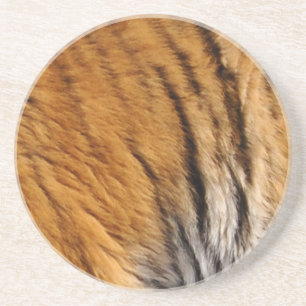 Dessous De Verre En Grès Photo Tiger Stripes Big Cat Wildlife