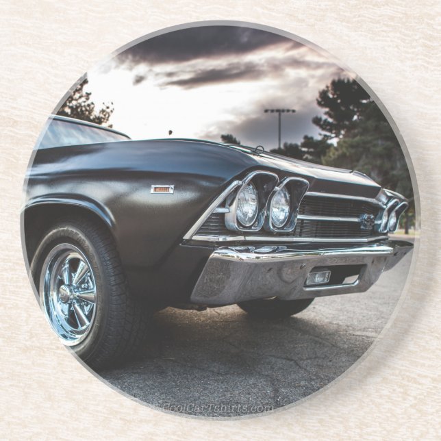 Dessous De Verre En Grès Photographie 1969 de Chevelle (Devant)