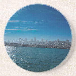 Dessous De Verre En Grès Photographie du front de mer de San Francisco Pier