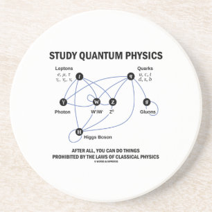 Dessous De Verre En Grès Physique de Quantum d'étude vous pouvez faire des