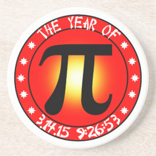 Dessous De Verre En Grès Pi Day - Année de Pi 3/14/15 9:26:53