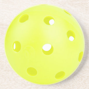 Dessous De Verre En Grès Pickle BAll jaune