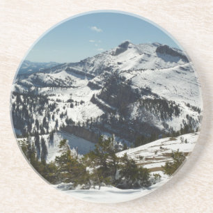 Dessous De Verre En Grès Pics neigeux du Grand Teton