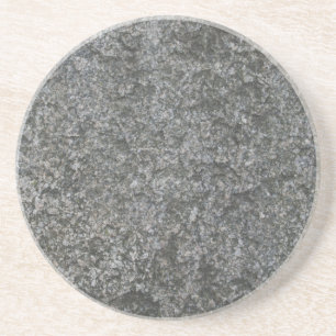 Dessous De Verre En Grès Pierre de gris de Faux