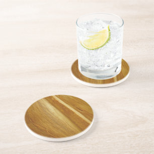 Dessous De Verre En Grès Pine Wood II Faux Texture en bois