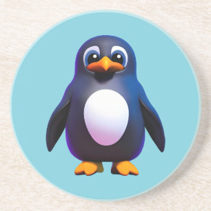 Dessous De Verre En Grès Pingouin