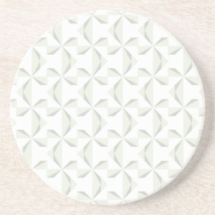 Dessous De Verre En Grès Pinwheels de Silver