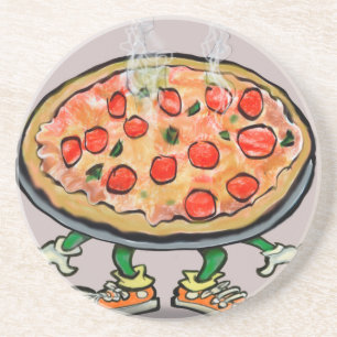 Dessous De Verre En Grès Pizza