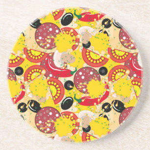 Dessous De Verre En Grès Pizza