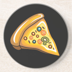 Dessous De Verre En Grès Pizza Slice
