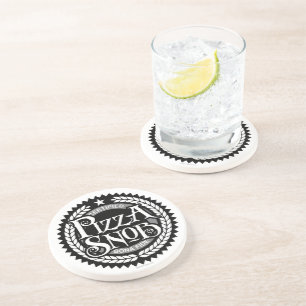 Dessous De Verre En Grès Pizza Snob - amusant amateur de pizza