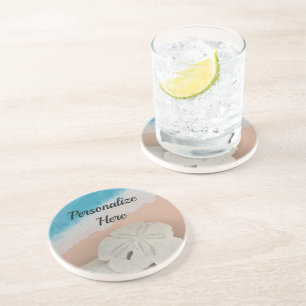 Dessous De Verre En Grès Plage Souhaite Coquillages