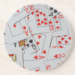Dessous De Verre En Grès Plateau De Scatter Jouer Cartes Motif,