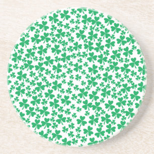 Dessous De Verre En Grès Plusieurs Shamrocks