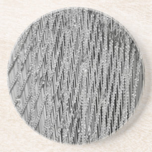 Dessous De Verre En Grès Poignée Strands en cristal de verre perlé