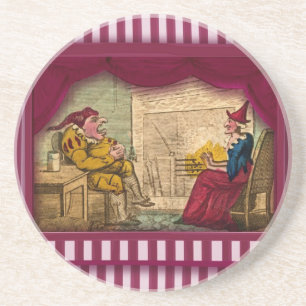 Dessous De Verre En Grès Poinçon et scène I de Judy