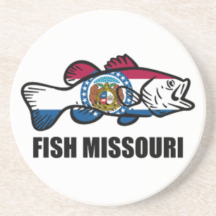 Dessous De Verre En Grès Poisson Missouri