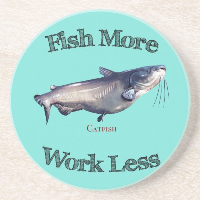 Dessous De Verre En Grès Poisson Plus de poisson de poisson (Devant)