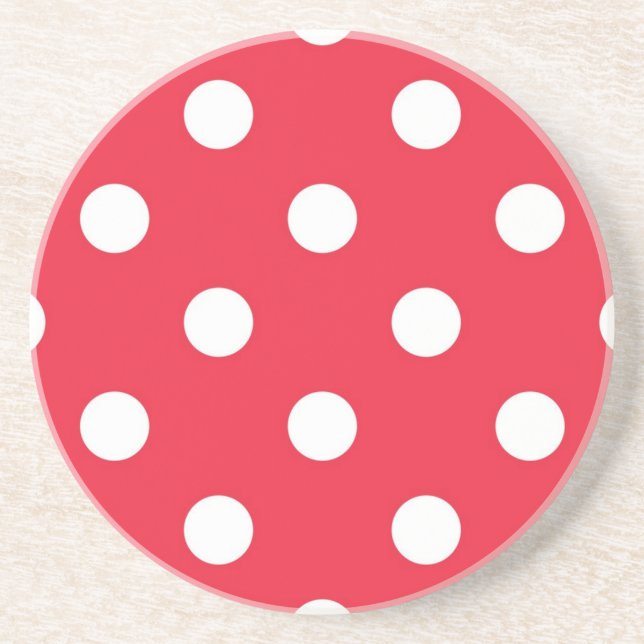 Dessous De Verre En Grès Polka dot (Devant)