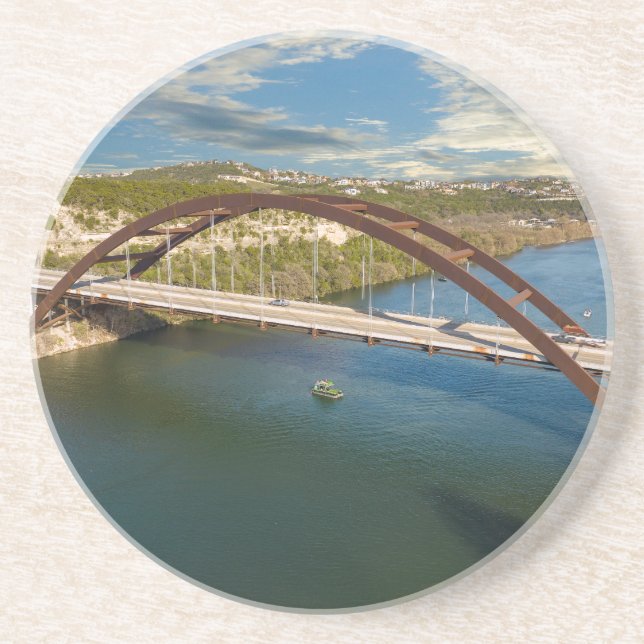 Dessous De Verre En Grès Pont Austin Pennybacker (Devant)