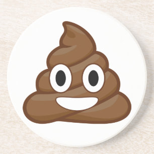 Dessous De Verre En Grès poop emoji