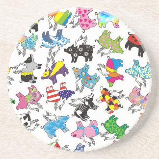 Dessous De Verre En Grès porcs de vol