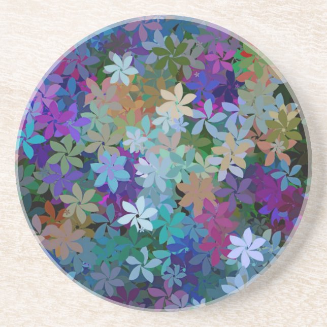 Dessous De Verre En Grès Porta vasos Florido (Devant)