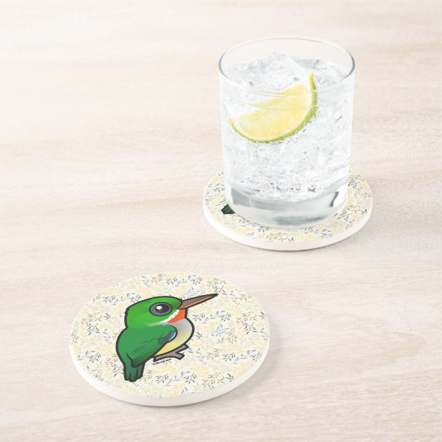 Dessous De Verre En Grès Portoricain Birdorable aujourd'hui (Côté)
