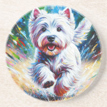 Portrait de Chien West Highland White Terrier "Wes