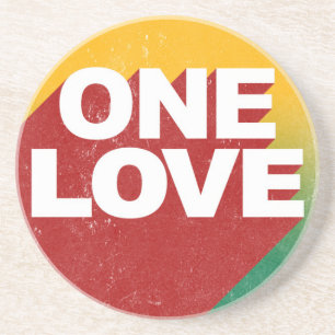 Dessous De Verre En Grès Poster One Love