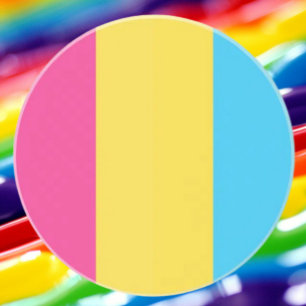 Dessous de verre en grès pour la fierté pansexuell