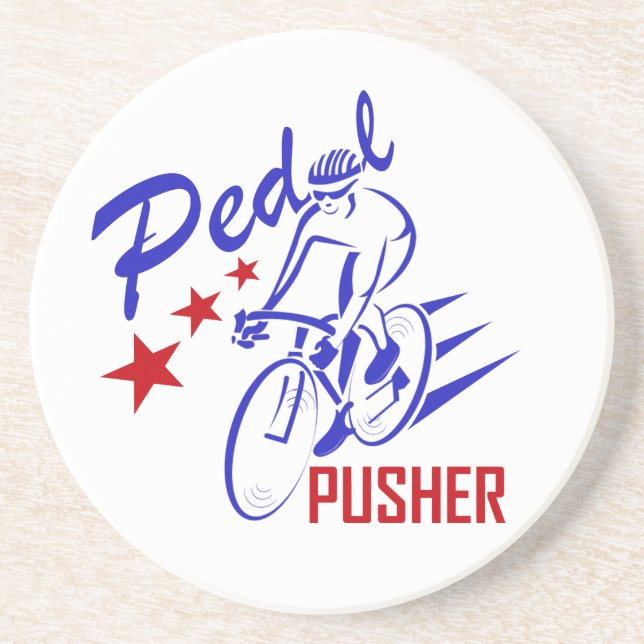 Dessous De Verre En Grès Pousseur de pédale (Devant)