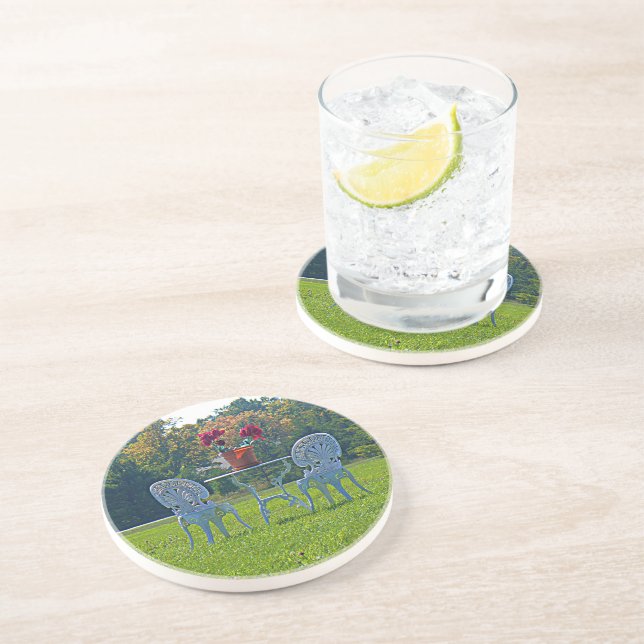 Dessous De Verre En Grès Pré d'amour (Côté)