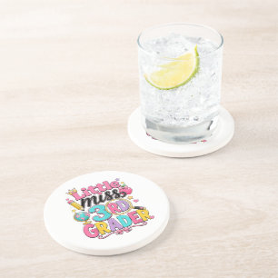 Dessous De Verre En Grès Premier jour de la troisième petite Miss 3e année