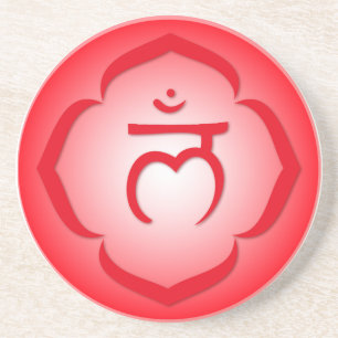 Dessous De Verre En Grès Premiers Chakra - Muladhara