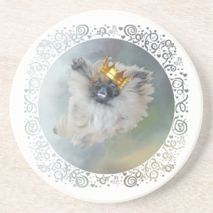 Dessous De Verre En Grès Prince Pékinois